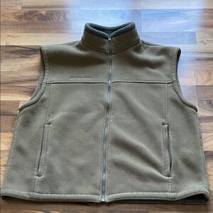 Columbia Men's Brown Fleece Vest